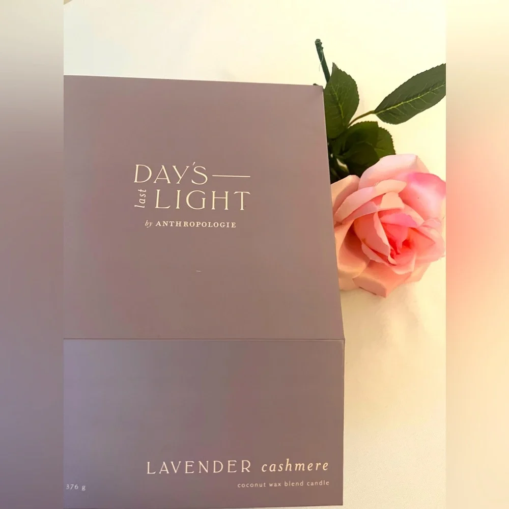 Anthropologie Day's Last Light Glass Boxed Candle_13
